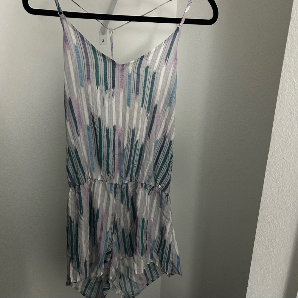NWT Dolce vita Striped Sleeveless Romper Size M